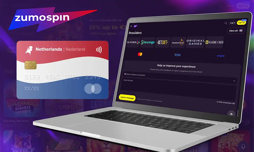 ZumoSpin betaalmethoden overzicht met veilige stortings- en uitbetalingsopties.